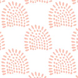 Sunrise in Pink Sand on White