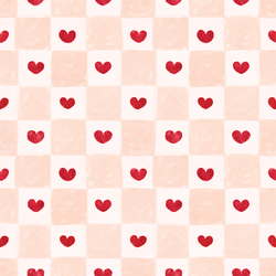 Valentine Checkerboard in Cupid