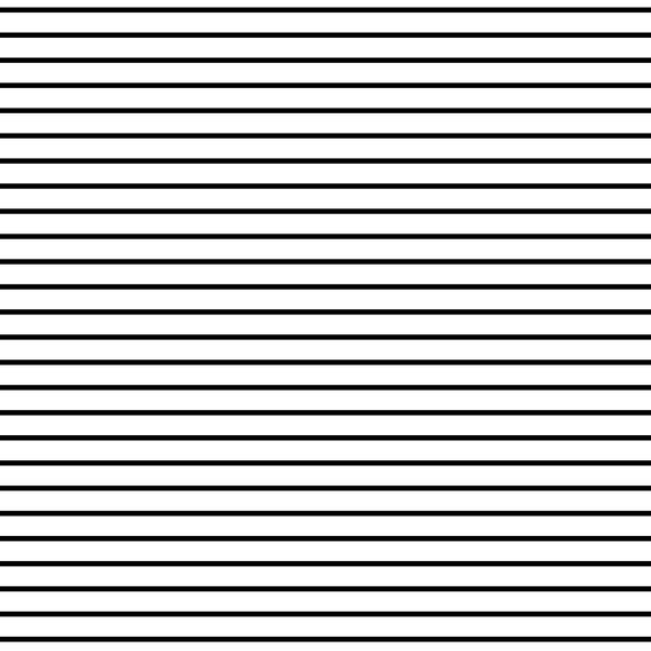 Small Garden Stripe in Black on White