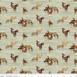 Horses in Green