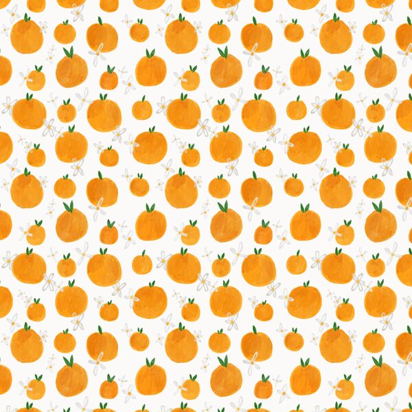 Orange Garden in Summer