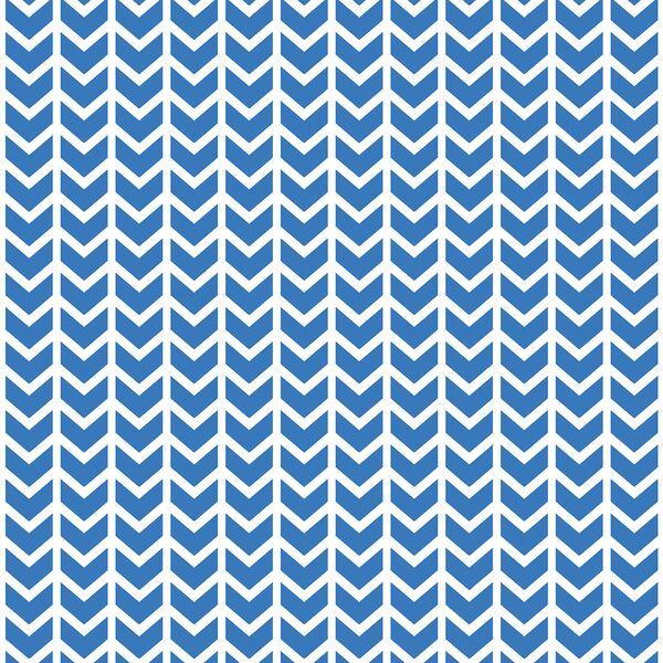 Broken Chevron in Cerulean