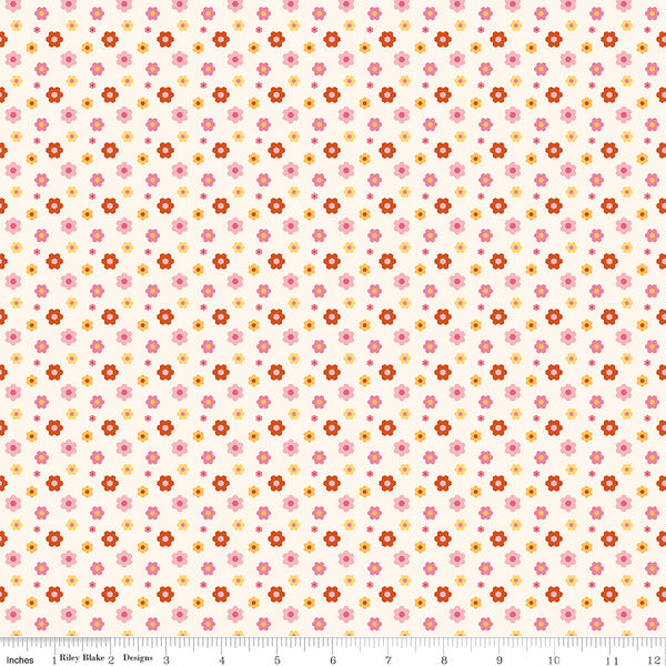 Floral in Cream