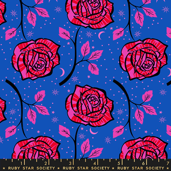Ink Rose in Blue Ribbon