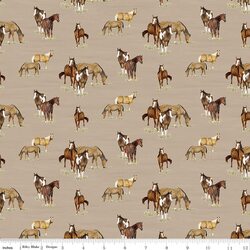 Horses in Tan