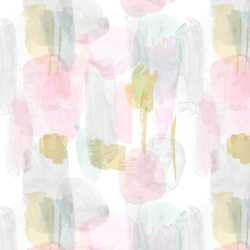 Rainbow Watercolor in Warm