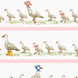 Large Goose Parade in Pink