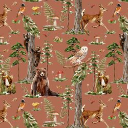Forest Friends in Copper
