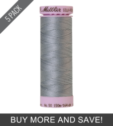Ash Blue (9105-0042) - Silk Finish Cotton 50wt - 164 Yards (5 Pack)