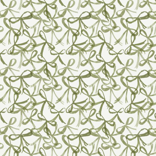 Ribbon Bows in Olive on Alpine