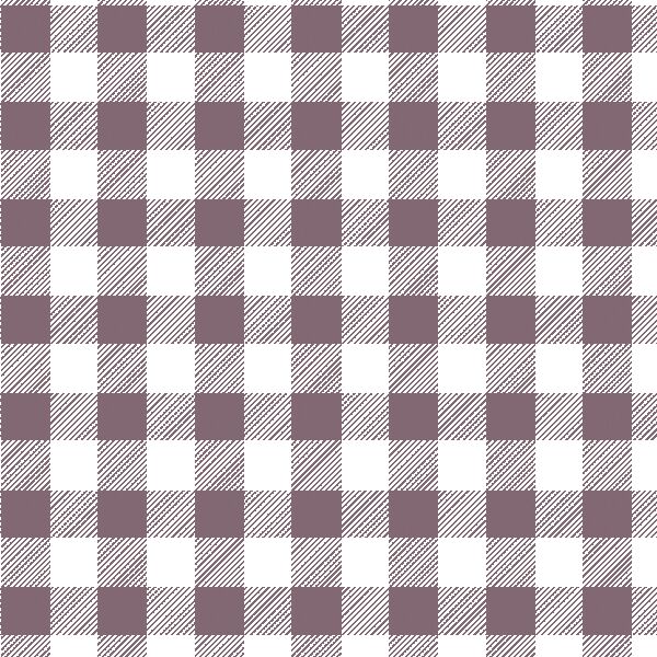 Medium Buffalo Plaid in Mulberry