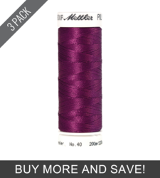 Plum (3406-2504) - Poly Sheen - 220 Yards (3 Pack)