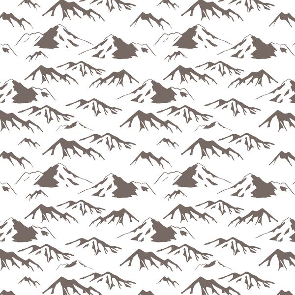 Mountain Range in Woodland Stone