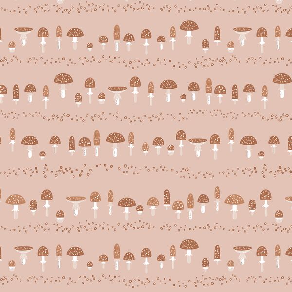 Mushrooms in Morganite
