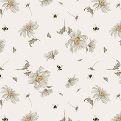 Drifting Daisies in Dusk