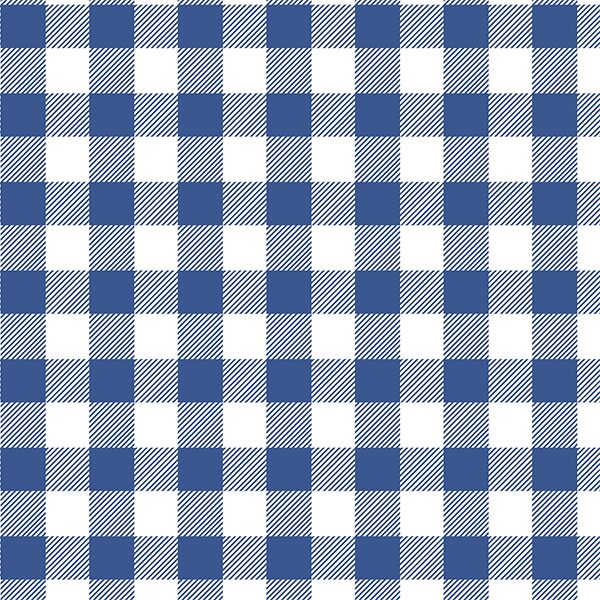 Medium Buffalo Plaid in Blue Jay