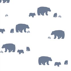 Bear Silhouette in Dove