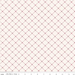 Squares in Dahlia Red