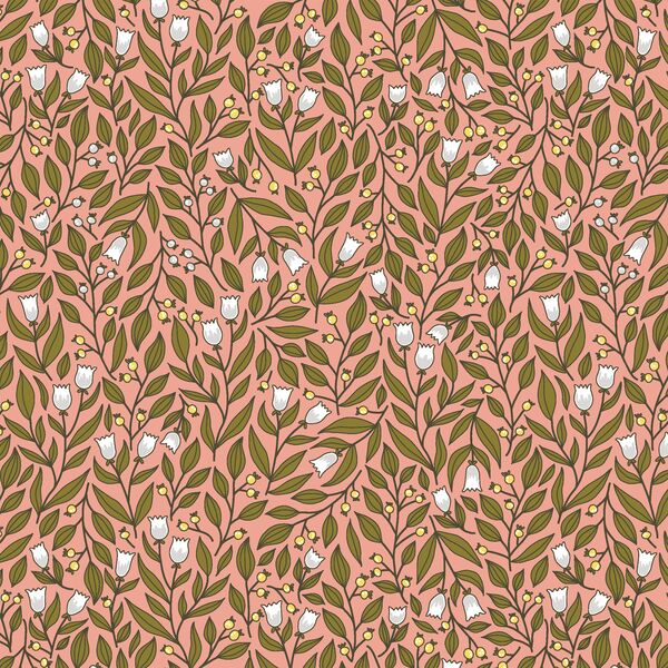 Tiny Tulips in Warm Pink