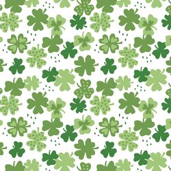 Shamrocks in White