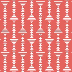Little Tribal Stripe in Salmon