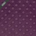 Minky Dimple Dot in Plum