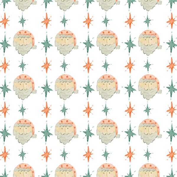 Santa Stars in Tinsel