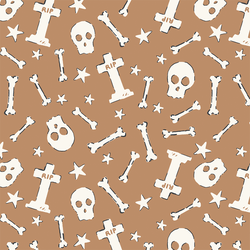 Spooky Bones in Autumn Tan