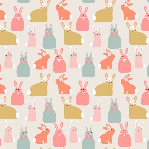 Bunnies in Bright Spring