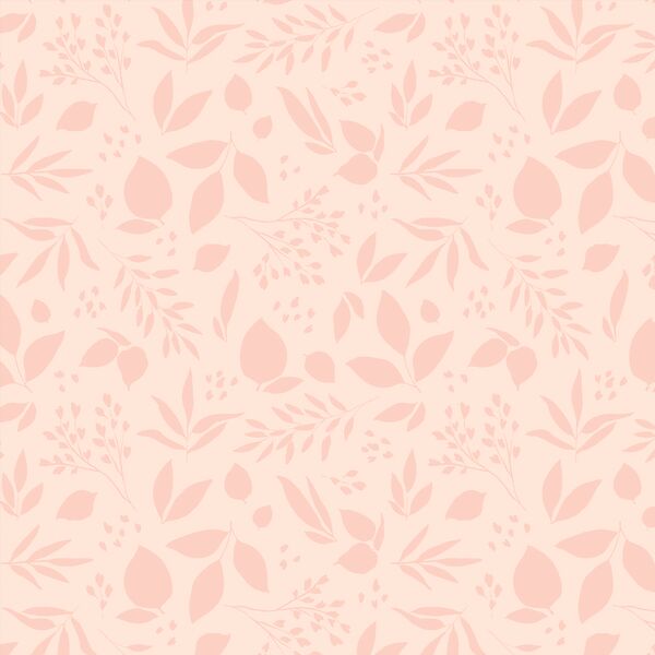 Leaves Silhouette in Light Pink