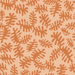 Matisse Floral in Caramel on Peach