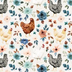 Chickens in Royal Ivory