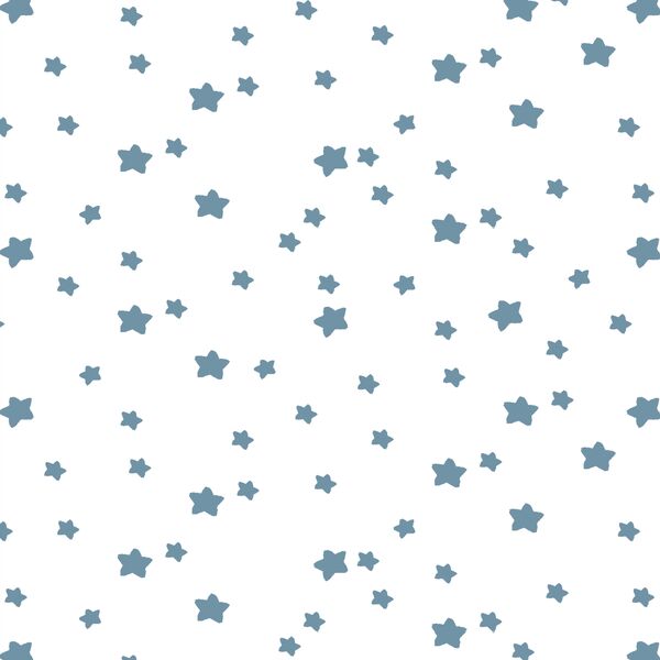 Star Light in Marine on White