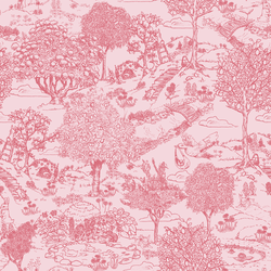 Playground Toile in Camellia Pink