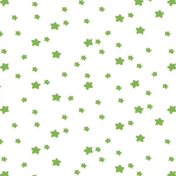 Star Light in Greenery on White