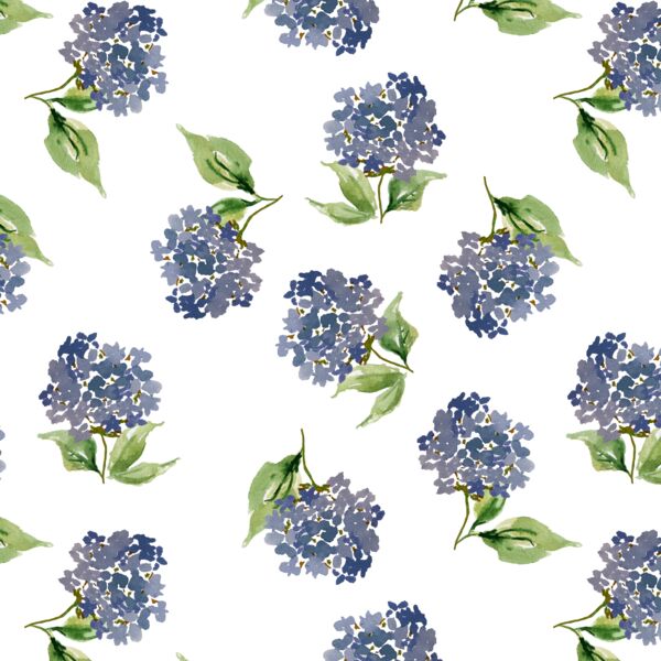 Lilac Florals in Lilac Bush