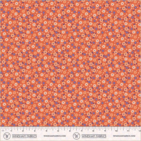 Mod Ditsy in Coral