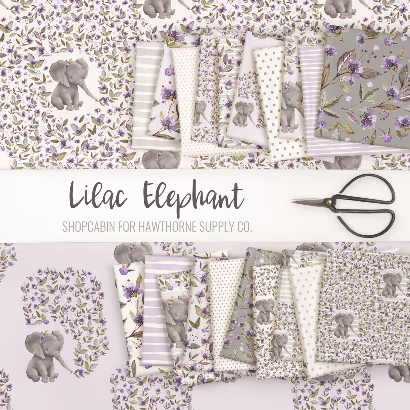 Lilac Elephant Poster Image
