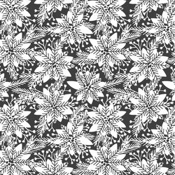 Little Pointsettias in Onyx