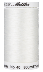 Silky White (2596-0010) - Poly Sheen - 875 Yards