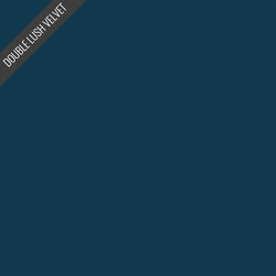 Double Lush Velvet Solid in Riley Navy