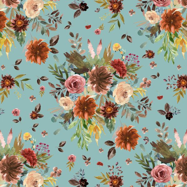 Fall Bouquet in Pool
