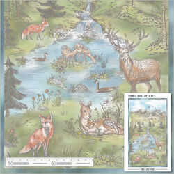 Deep Woods Panel in Multi