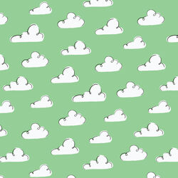 Summer Sky in Mint Green