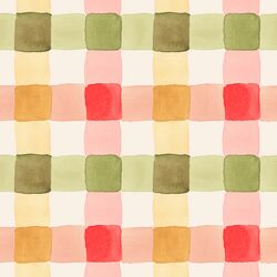 Large Painted Gingham in Christmas