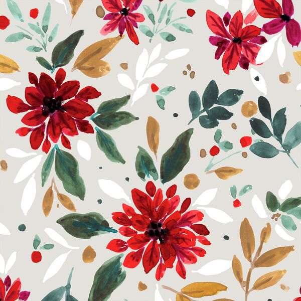 Large Ellie Floral in Winter