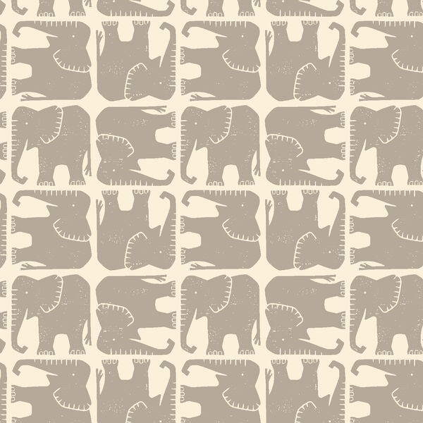 Jolly Elephant in Gray