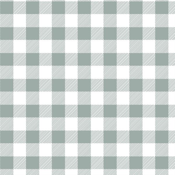 Medium Buffalo Plaid in Eucalyptus