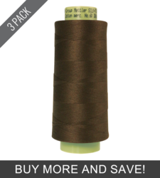 Olive (9160-1043) - Silk Finish Cotton 60wt - 3000 Yards (3 Pack)