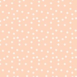Sunshine Polka Dots in Summer Blush